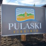 Town unveils new gateway sign at entrance to Downtown Pulaski