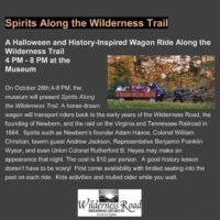 Spirits Along the Wilderness Trail