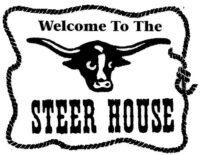 steer house logo bw
