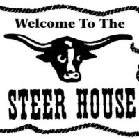 steer house logo bw