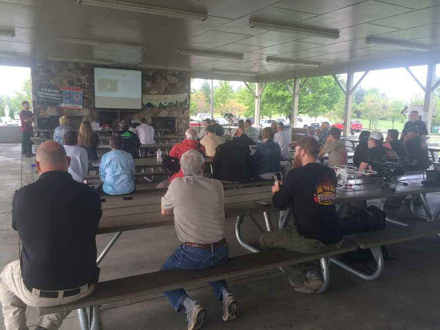 Community Wildfire Preparedness Day event held at Randolph Park 7 5 17 fire Attendees