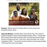 Coming Oct. 6 at River of Life Church
