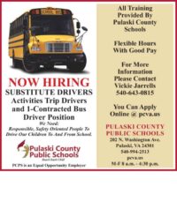 NOW HIRING! Bus Drivers Needed