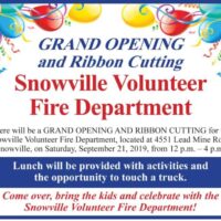 Coming this Saturday in Snowville!