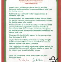 You can help make Christmas for a child in foster care