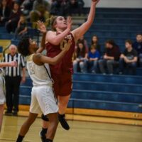 Everybody scores, Cougar girls win, 70-21
