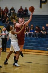 Everybody scores, Cougar girls win, 70-21