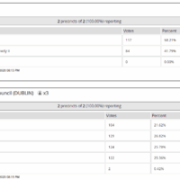 Dublin Final Unofficial Election Results