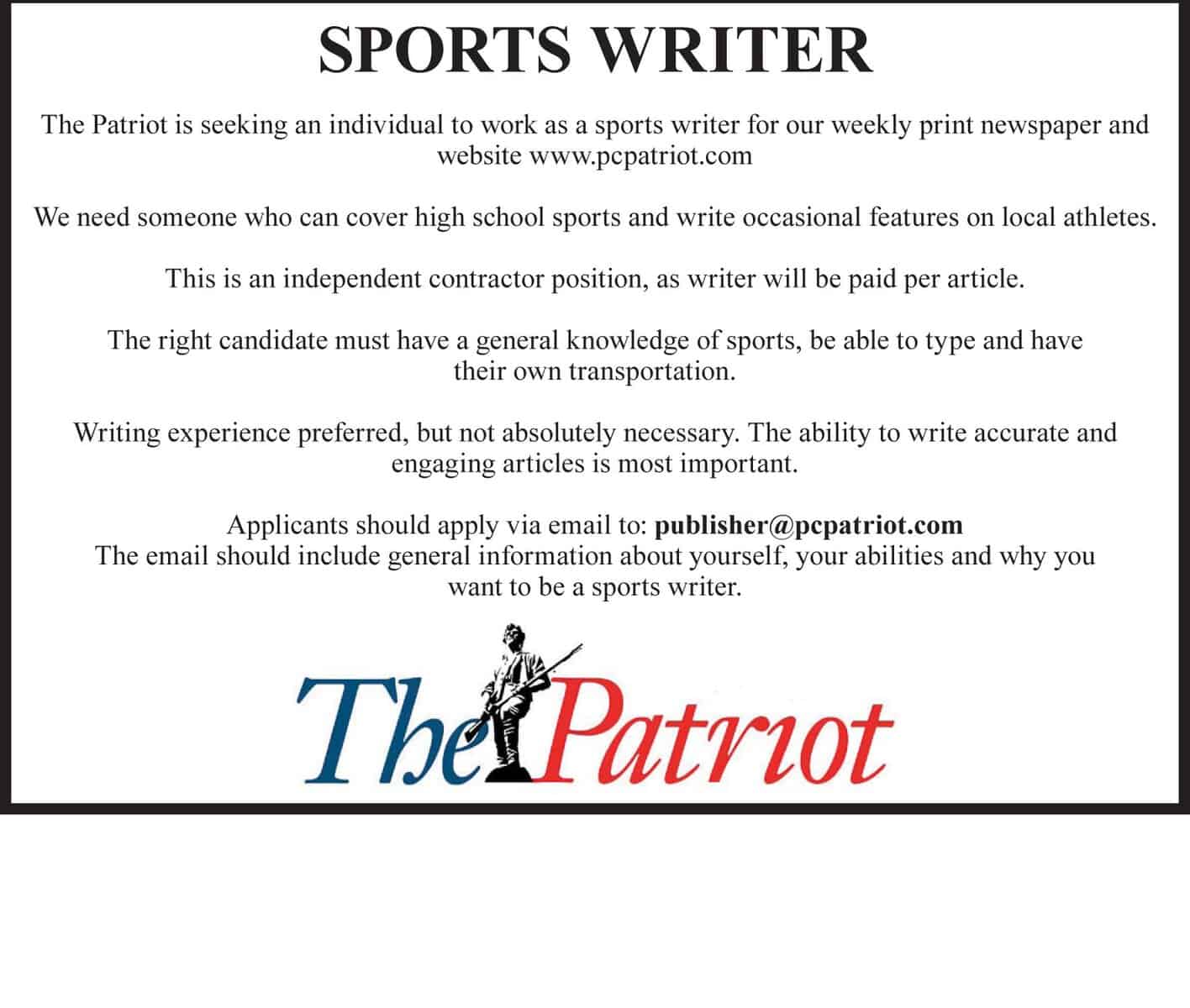 Sports Writer ad 7 3 copy