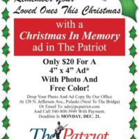 Remember Your Loved One This Christmas!