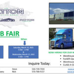Patton Logistics Group is hosting two job fairs