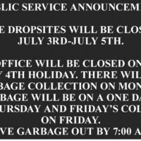 Pulaski County PSA July 4th Schedule