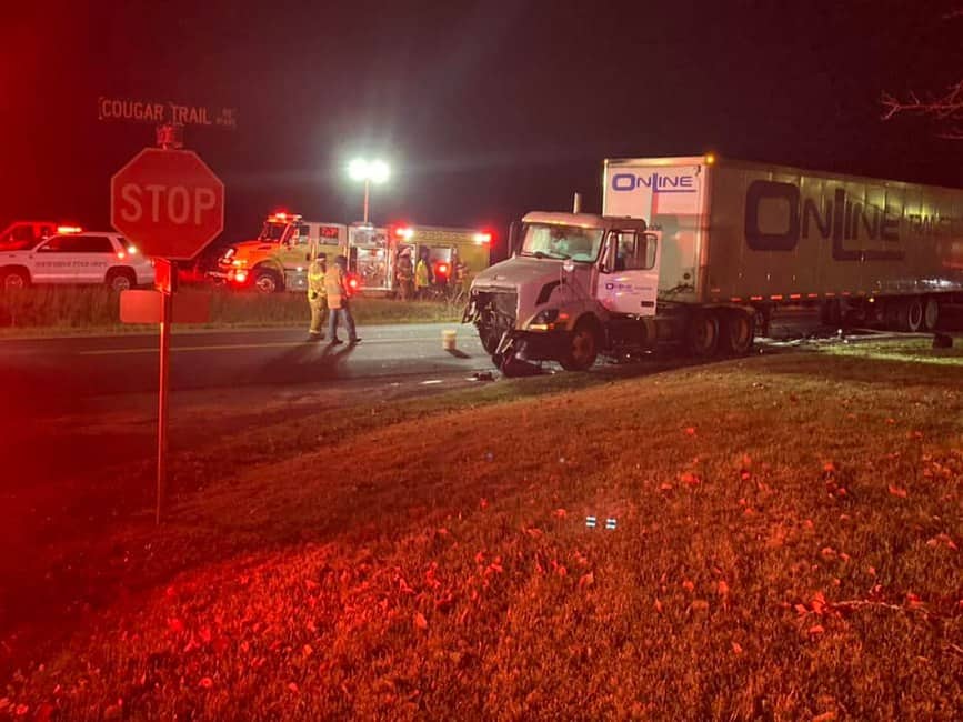 One dead, one injured today in Cougar Trail Road crash 4 Pulaski County Emerg management pic