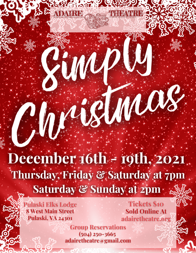 Simply Christmas 2021 Flyer