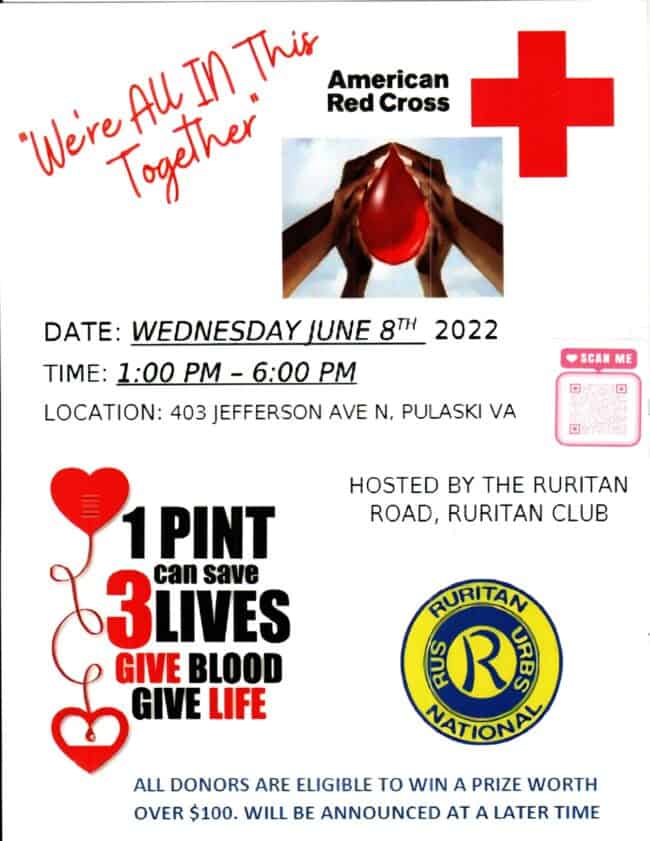 Ruritan Blood Drive
