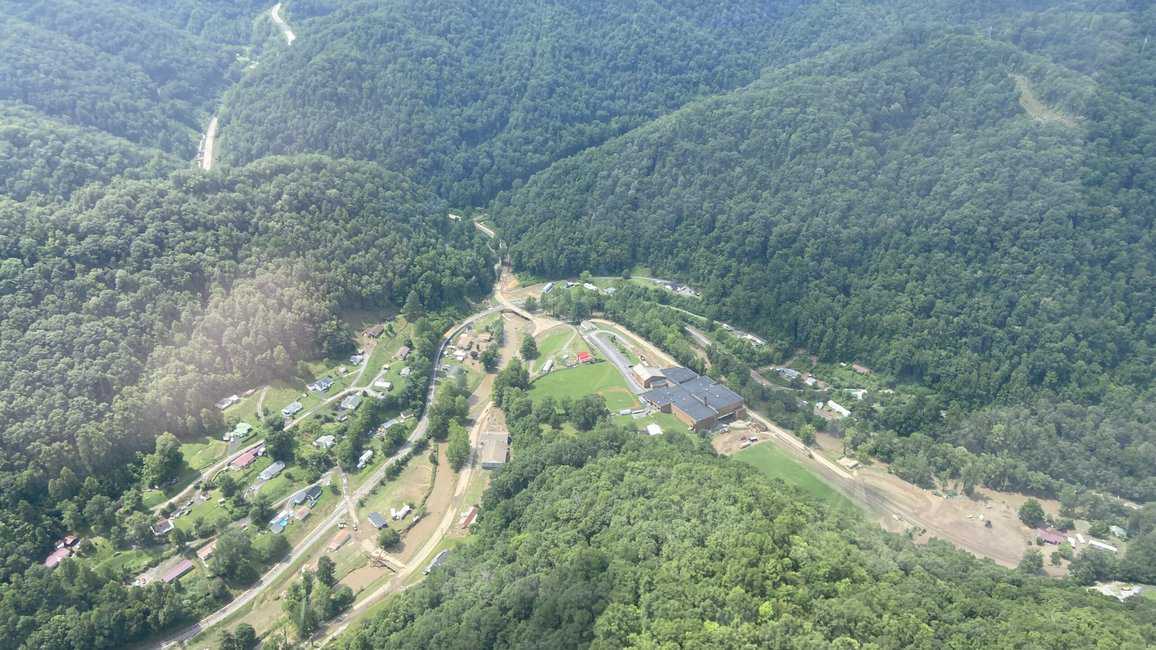 7 13 22 VA State Police Aviation Photo of Pilgrims Knob Community in Buchanan County II scaled