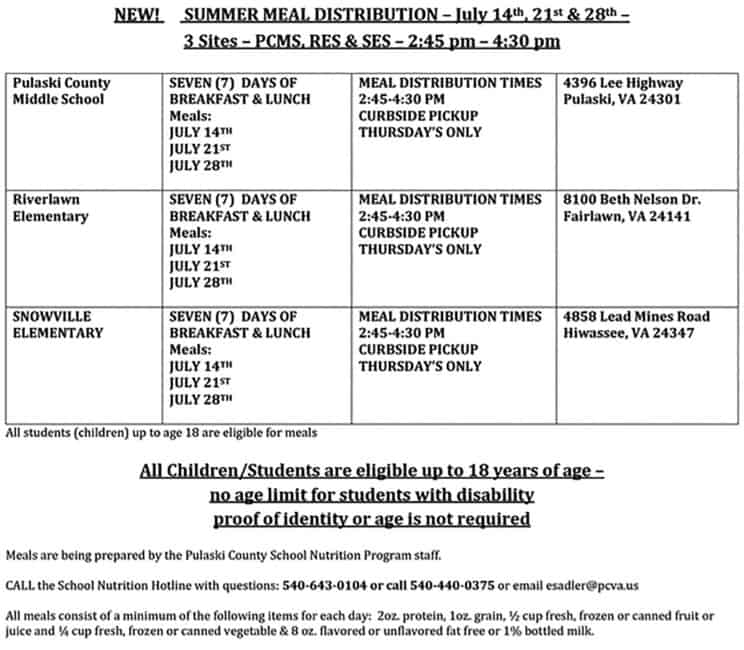 7 15 Summer meal distribution 1