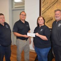 10-21 UAW check to Team Rubicon