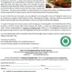Support the 4-H Thanksgiving Dinner Baskets Service Project
