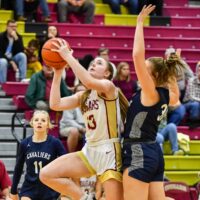 12-16 hannah keefer drives against cc