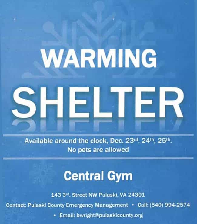 warming shelter