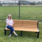 Hicks family places memorial bench at Randolph Park