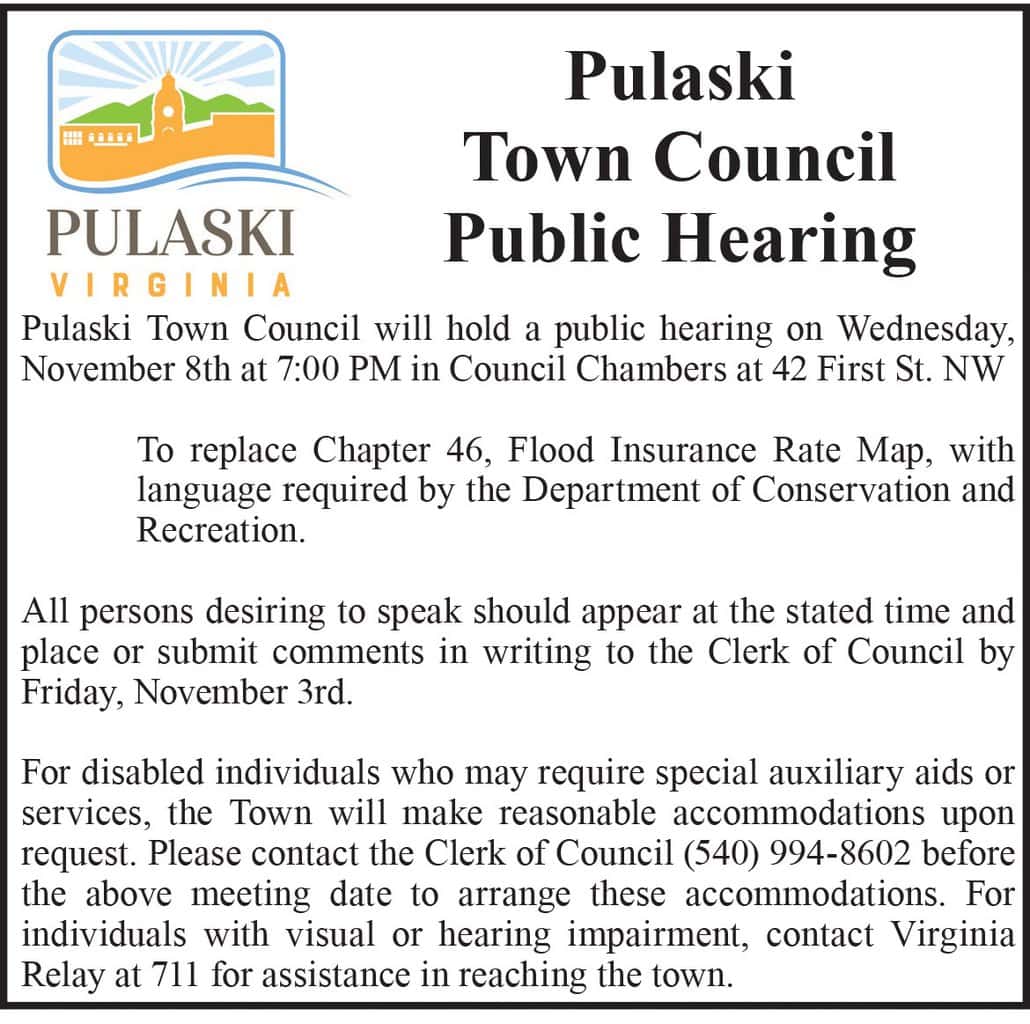 Town Pulaski Public Hearing 11 3
