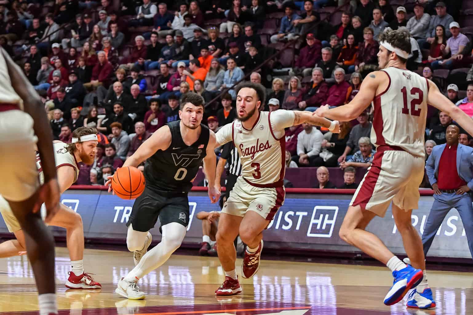 Hokies beat Boston College 76-71!