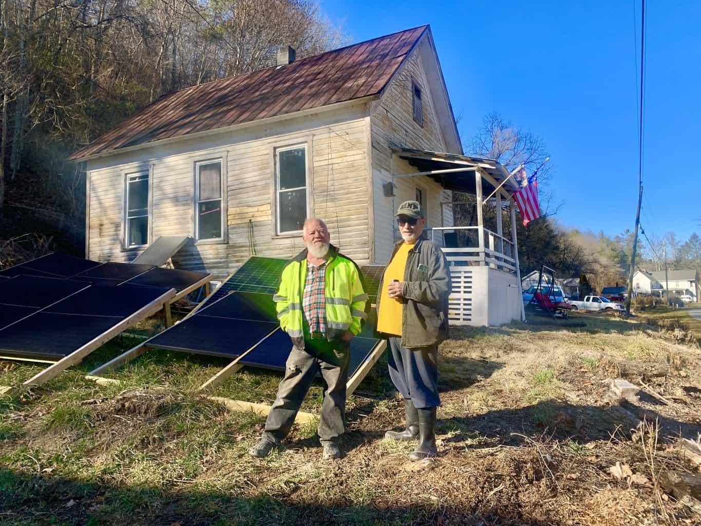 Barker takes up school house living