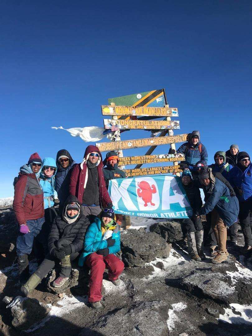 5 3 daughter Summit of Kilimanjaro