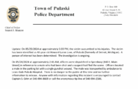 Pulaski PD Press Release 5-25 Update