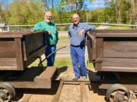5-31 Hoover and Bowman and the mine carts