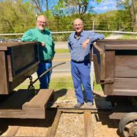 5-31 Hoover and Bowman and the mine carts