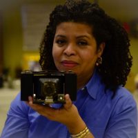 Silhouette theme of photo club meeting