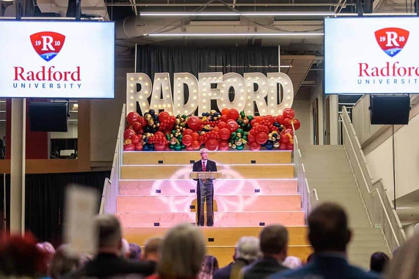 Radford University celebrates historic success of the TOGETHER Campaign