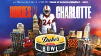 Hokies to play in Duke’s Mayo Bowl against Minnesota