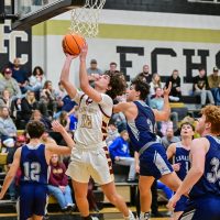 Cougars win first district game
