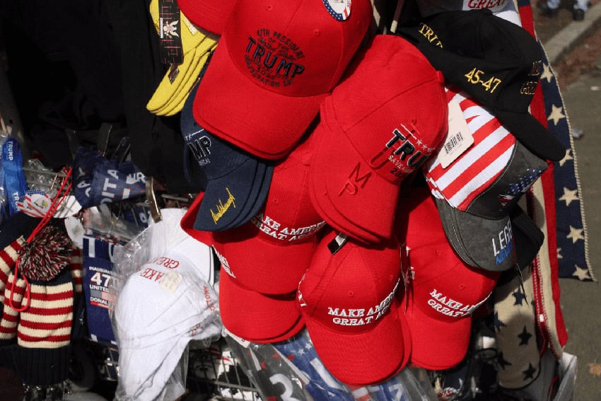 Trump resumes power and promises a “golden age” to come 1 trump hats