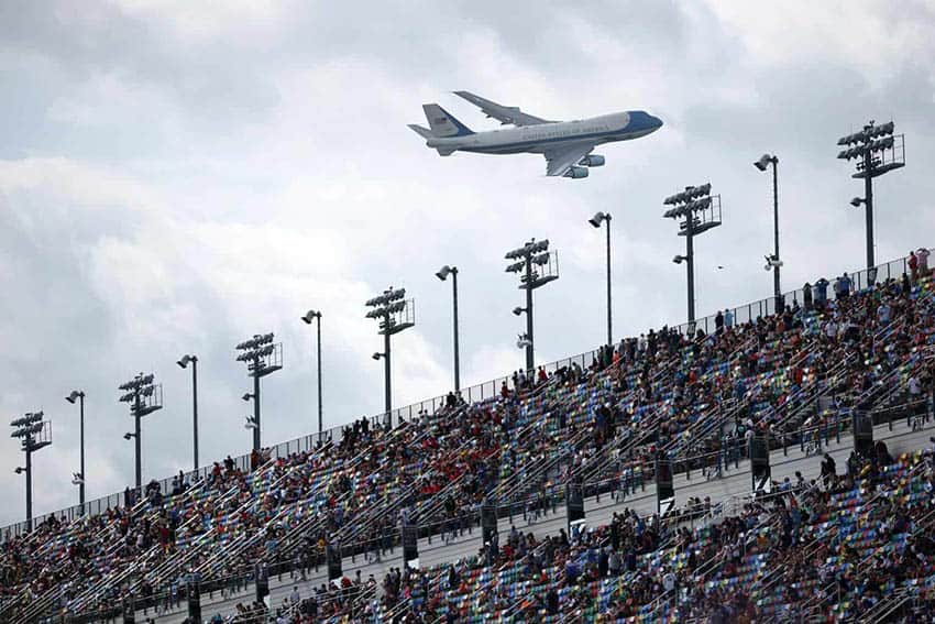 A little luck, good instincts give William Byron second straight DAYTONA 500 win 2 Air Force One Daytona