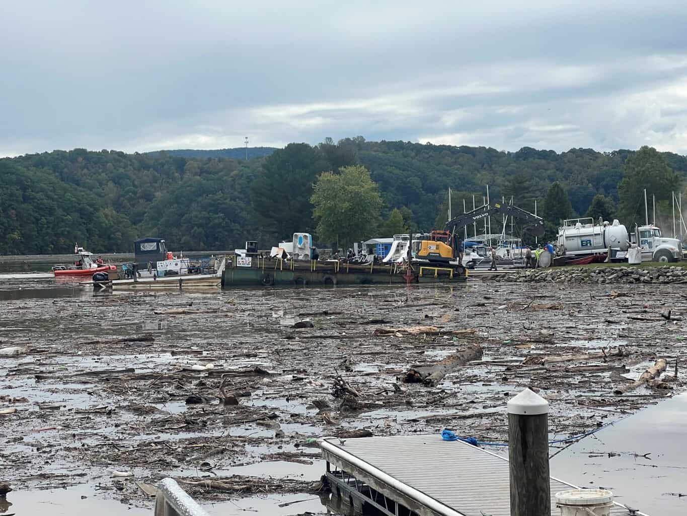 Claytor Lake debris removal complete, state park resumes normal operation 1 3 7 claytor lake before 2 scaled