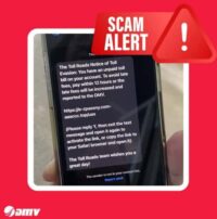 Virginia DMV Warns Customers of Toll Charge Text Scam
