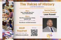 Free Community Event and Quilt Unveiling: The Voices of History – 23/54 Celebration