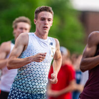 Boone competes against college, professional runners