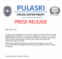 Arrest made after traffic stop