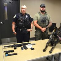 Man charged with being a felon in possession of a firearm; narcotics charges pending