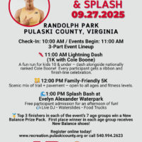 Pulaski County Parks & Recreation Presents a High-Energy Community Celebration: Boone Dash & Splash – September 27, 2025 at Randolph Park