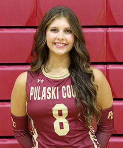 Cougar volleyball teams battle Carroll County 1 Ellie Macdonald Volleyball