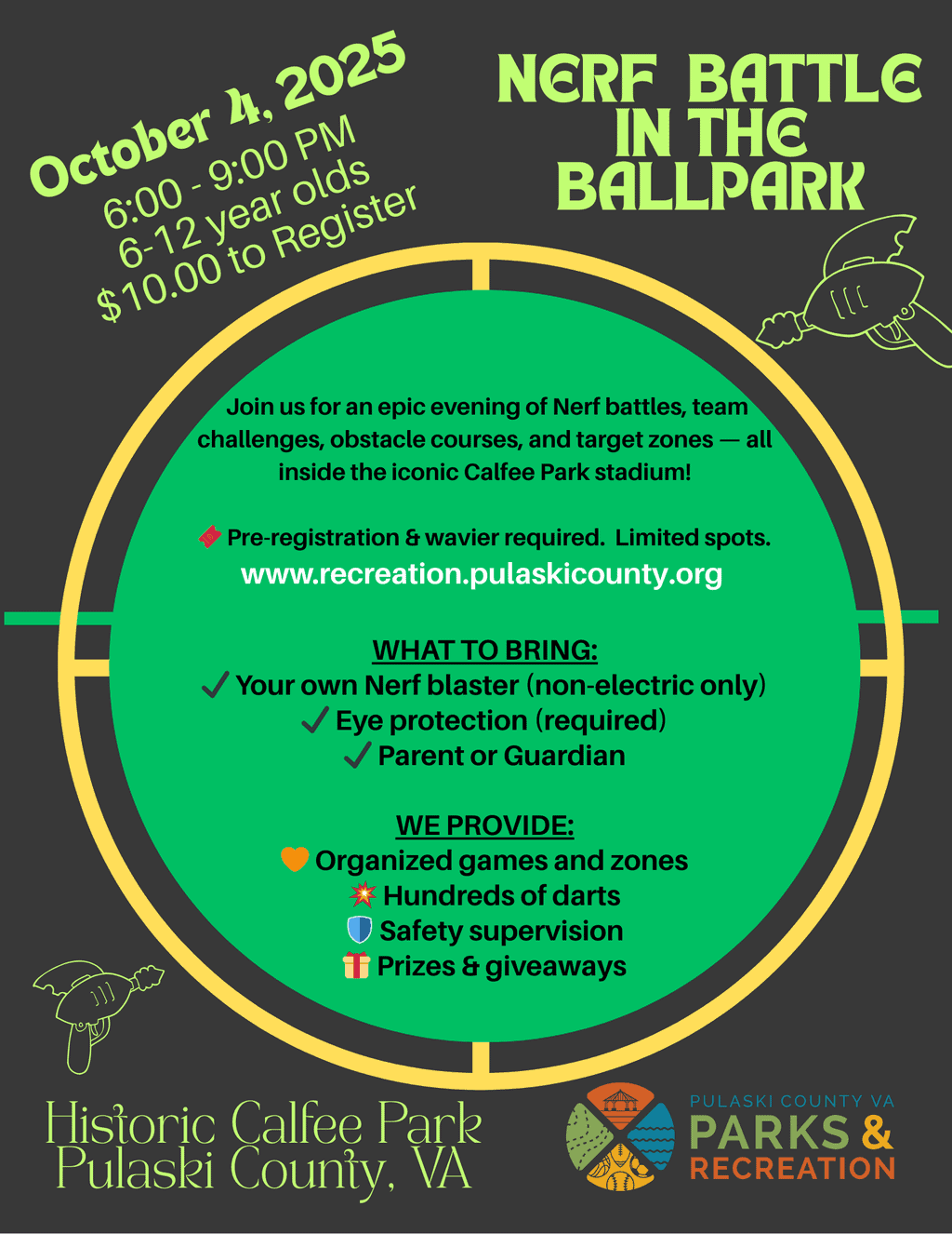 Nerf Battle in the Ballpark 9 12