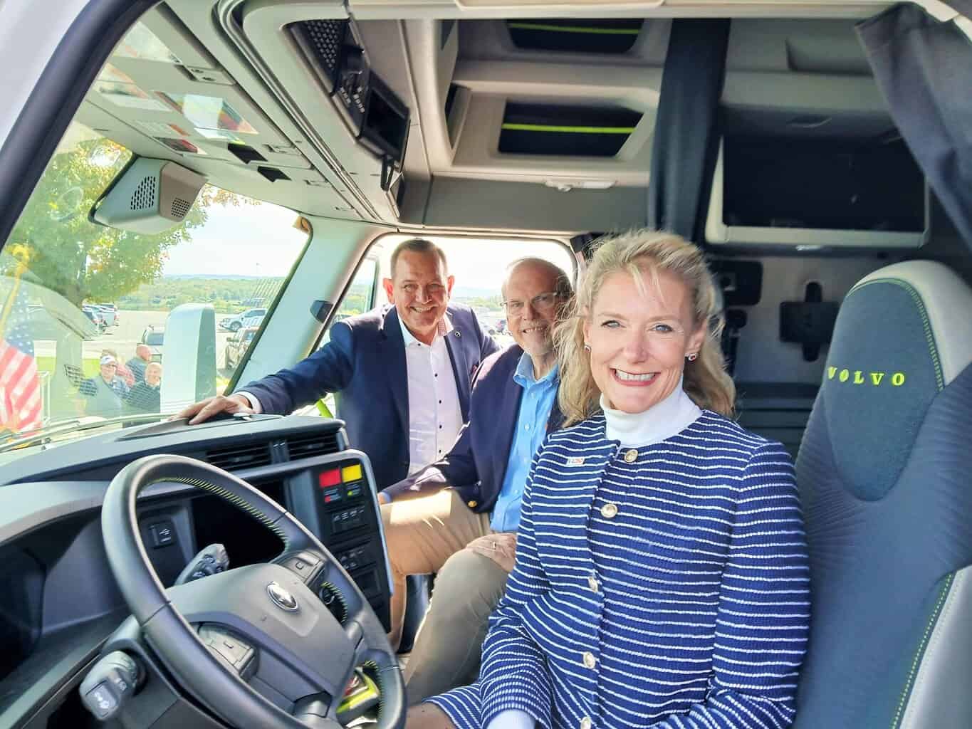 Volvo Donates Use of VNL 860 Truck to VA250 Mobile Museum Experience 5 10 17 Volvo Inside Cab scaled