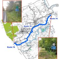 10-17 bicentennial Pulaski County Map VDOT Route 76 Photographs